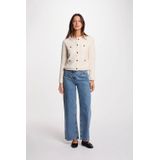 Morgan - Gebreid Vest - Ecru - Dames