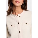 Morgan - Gebreid Vest - Ecru - Dames