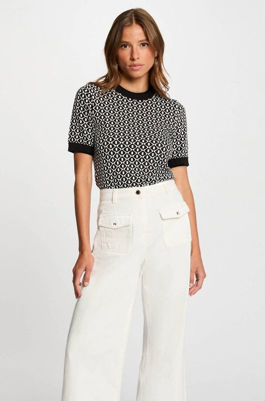 Morgan - Top - Zwart - Fijn Gebreid