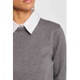 Morgan - Gebreide Trui - Grijs