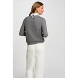 Morgan - Gebreide Trui - Grijs