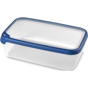 Curver Grand Chef Eco Vershoudbakje - 4L - Rechthoekig - Transparant/Donkerblauw