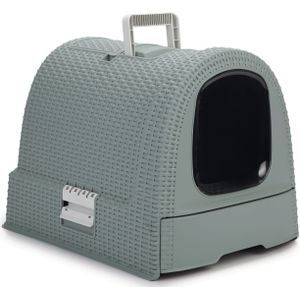 Curver Kattenbak - Misty Blue - 51 X 38,5 X 39,5 cm