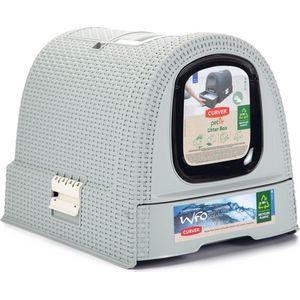 Curver Kattenbak met lade - 51,5x38,5x40cm - Lichtgrijs