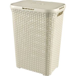 Curver Style Wasmand met Deksel - 60L - Vintage wit