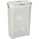 Curver Style Wasmand met deksel - 40L - Vintage/Gebroken wit