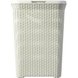 Curver Style Wasmand met deksel - 40L - Vintage/Gebroken wit