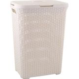 Curver Style Wasmand met deksel - 40L - Vintage/Gebroken wit