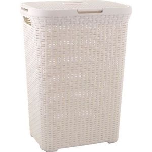 Curver Style Wasmand met deksel - 40L - Vintage/Gebroken wit