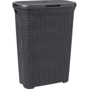 Curver - Style Wasbox - Antraciet - Kunststof - 40 Liter