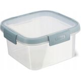 Curver Smart Fresh Eco Vershoudbakje Vierkant 1,1L Smokey Grey/Transparant Transparant Curver