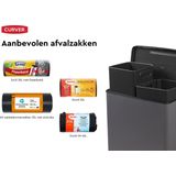 Vuilnisbak - Zwart - Kunststof - 30 Liter