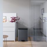 Vuilnisbak - Zwart - Kunststof - 30 Liter