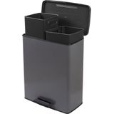 Vuilnisbak - Zwart - Kunststof - 30 Liter