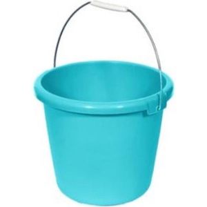 Curver Emmer 10 liter met stalen hengsel molokai blauw diameter 29,5x25,5cm blauw Plastic Curver Emmer (30.0000cm x 30.0000cm)