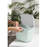 Curver - Ready to Collect - Afvalbak - GFT - 5L - Groen/Lichtgrijs - Kunststof