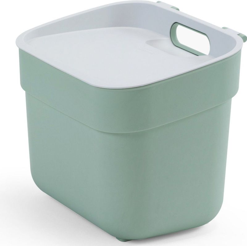 Curver - Ready to Collect - Afvalbak - GFT - 5L - Groen/Lichtgrijs - Kunststof