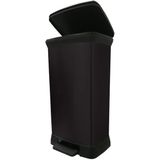 Curver Decobin Prullenbak - 50L - 39x29x72 cm - Zwart