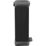 Curver Decobin Prullenbak - 50L - 39x29x72 cm - Zwart
