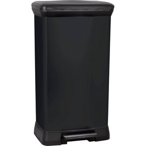 Curver Decobin Prullenbak - 50L - 39x29x72 cm - Zwart