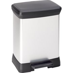 Curver - Decobin - Pedaalemmer - Metallic - 30L