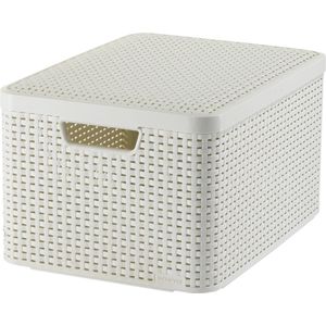 Curver Style Mand L 30 liter Wit met deksel