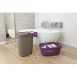 Curver Knit Wasmand met deksel 57L Bruin