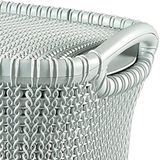 Curver Knit Wasmand met deksel 57L Misty Blue