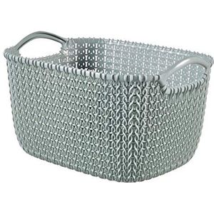 Curver Knit Opbergmand - S - 8 liter - Misty blue