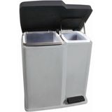 Curver Duo Pedaalemmer Prullenbak - 14 l + 7 l - Incl. Binnenemmer