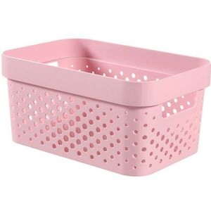 Curver Infinity container 4,5 l, roze, 26 x 17,5 x 12,3 cm, gerecycled kunststof