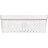 Curver Infinity Recycled Dots Opbergbox - 11L - wit