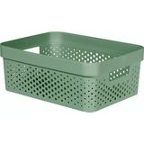 Curver Infinity Recycled Dots Opbergbox - 11L - Groen
