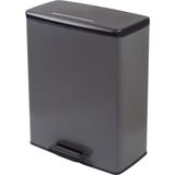 Curver - Deco Bin Mülleimer - 65L- mit Pedal - cool grey
