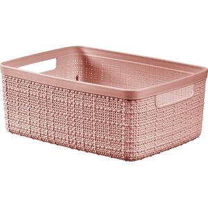 Curver Jute Opbergmand - Maat S - 5 liter - Roze