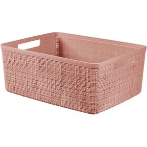 Curver Jute Opbergmand M - 12 liter - Roze