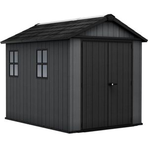 Keter Newton 759 Tuinhuis - 287x230x246cm - Grijs