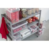 Curver Handy+ Opbergbox - 35L - 3 stuks - Transparant met deksel