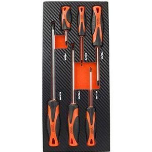 Fischer Darex gereedschapskist 6-delig, zwart, 810917