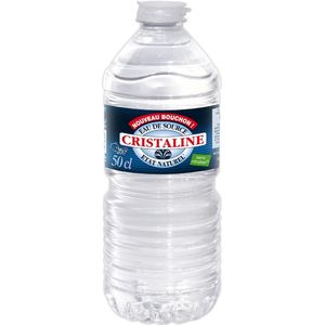 Cristaline Plat Water - Fles 50 cl - Pak van 24 Stuks
