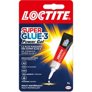 Loctite Power Gel 3 G - Multilijm Alleslijm - Geen Druppels en Vlekken - Multi Lijm Alles Lijm