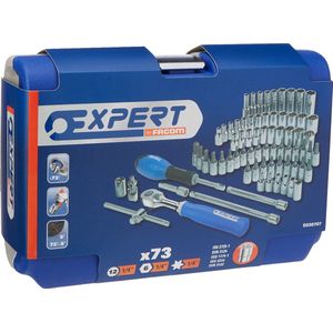 Expert Dopsleutelset 1/4 73-delig