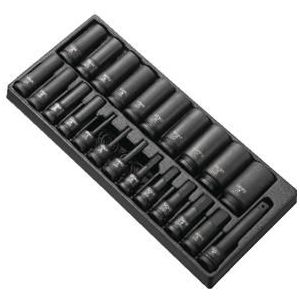 Expert by Facom Module Lange Impact-doppen | 1/2" | 25 Stuks - E041644