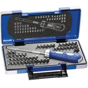Expert by Facom revolver schroevendraaier bitset 1/4" | 59 stuks | incl. koffer | E160804 - E160804
