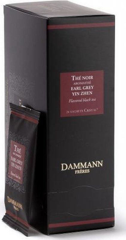 Dammann Frères - Earl Grey Yin Zhen 24 verpakte theezakjes - Zwarte thee met bergamot-