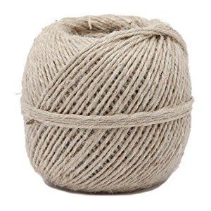 La cordeline Pelote 200 g, jute + koperdraad, Ø 2 mm ±150 m, S/grote schaal, natuur, 9 x 9 x 9 cm