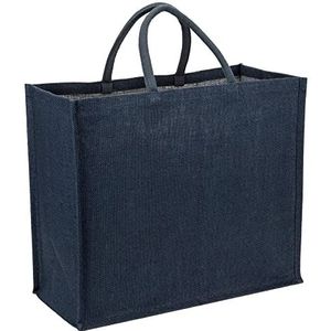 La Cordeline Multifunctionele boodschappentas van jute, 25 l, 45 x 19 x 33 cm, kleur: antracietgrijs SAC25AN