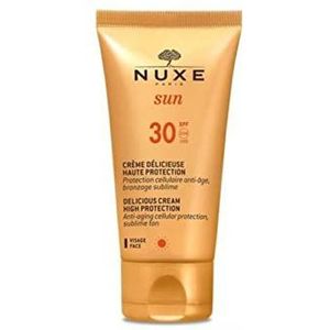 Nuxe Sun Delicious Cream High Protection Zonnebrandcrème voor Gezicht SPF 30 50 ml