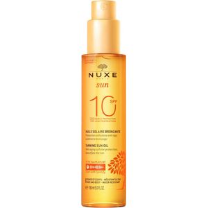 NUXE - Tanning Sun Oil - Bruiningsolie - SPF10 - Voor Gezicht en Lichaam