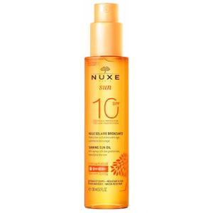 NUXE Tanning Sun Oil Low Protection SPF10 face and body Zonbescherming 150 ml